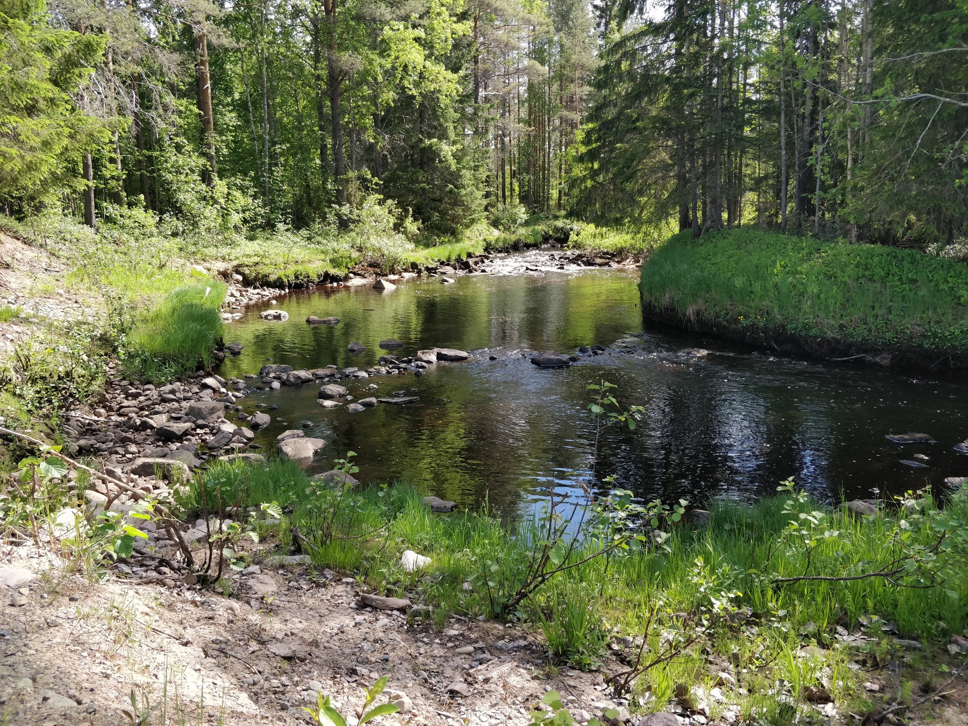 Tyrnäväjoki Kylmälänkylä - Tyrnävä tien varrella